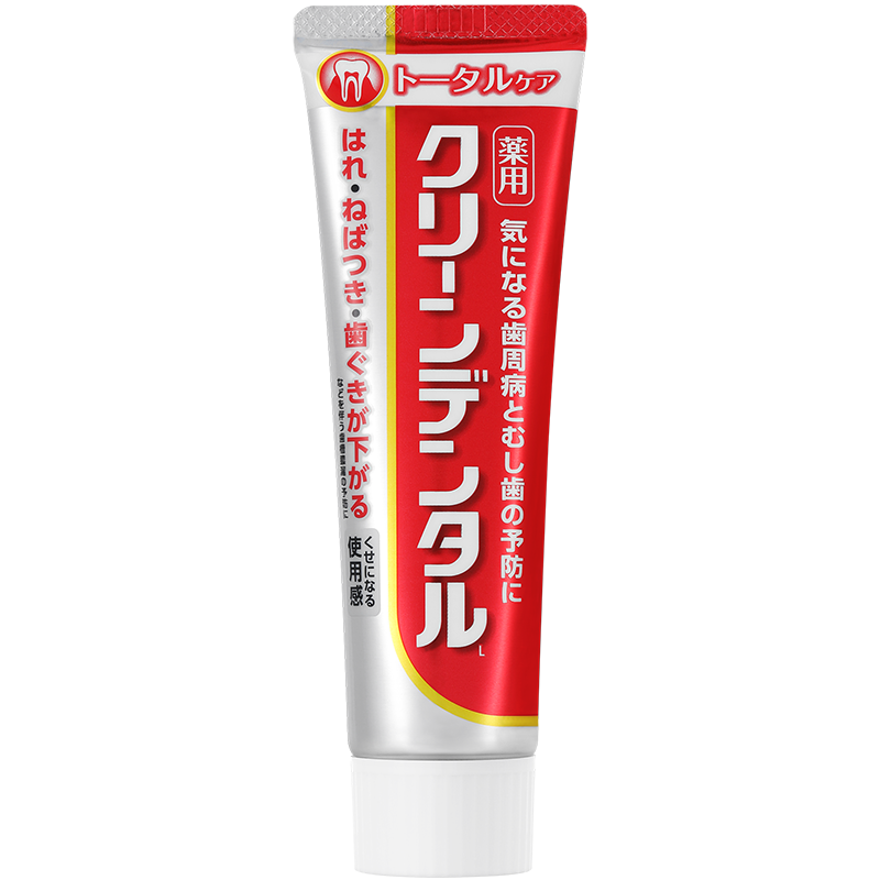 日本进口 三共CLEANDENTAL牙周防护牙膏 全效护理型100g 小红管盐系口感 缓解牙周
