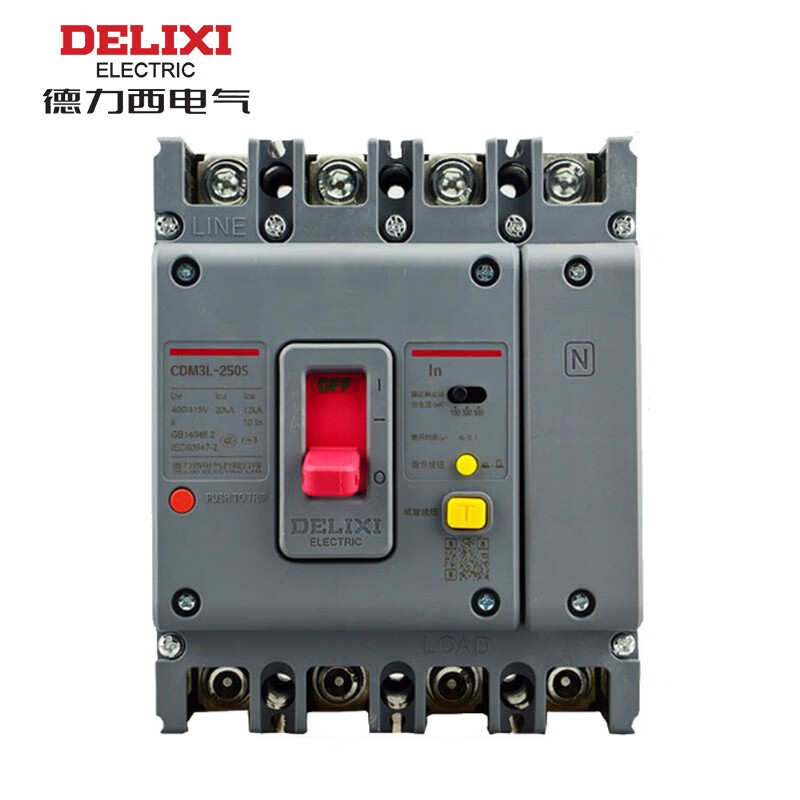 (delixi electric) cdm3l-250s/4300a 250a 1/3/5延1 35ka 复式脱扣器
