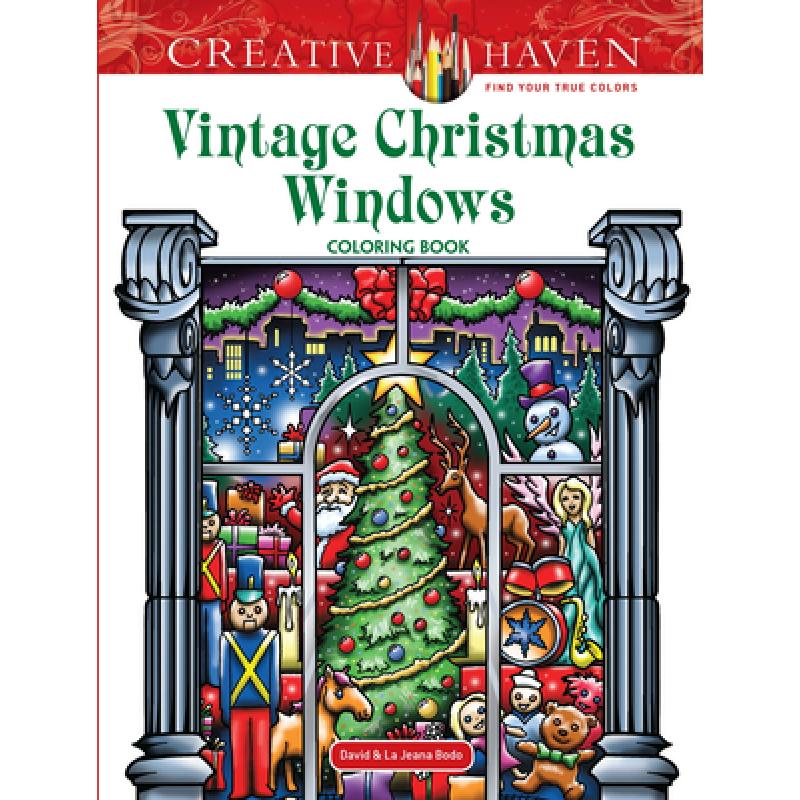 预订 Creative Haven Vintage Christmas Windows Col...