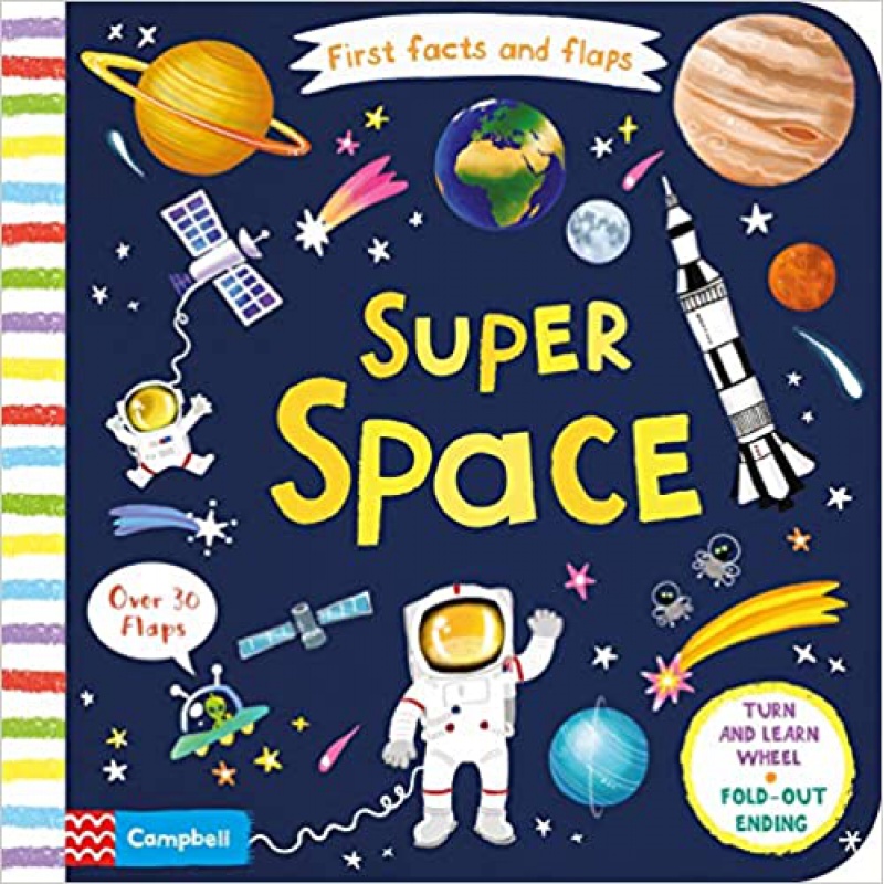 预订英文原版 super space (first facts and flaps)动手找事