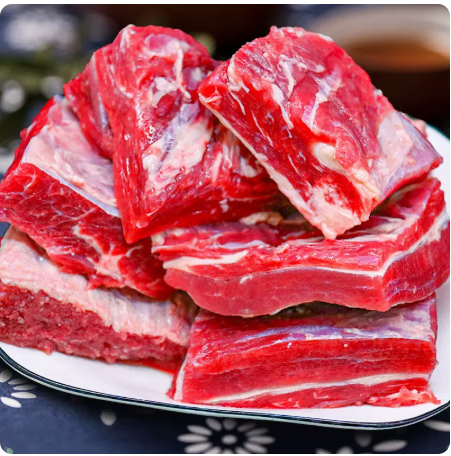 果亦橙牛腩肉新鲜整块速冻黄牛肉农家散养生鲜肉类 精选原切牛腩2斤