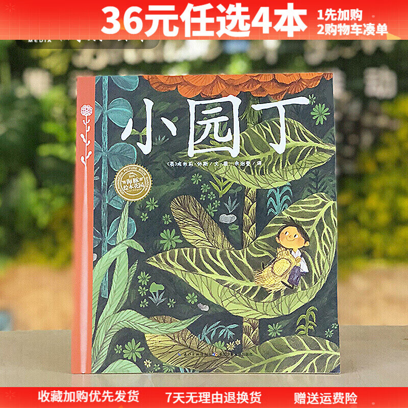 【36元选4本】海豚绘本花园系列 小园丁 平装 幼儿园绘本图画故事书 3