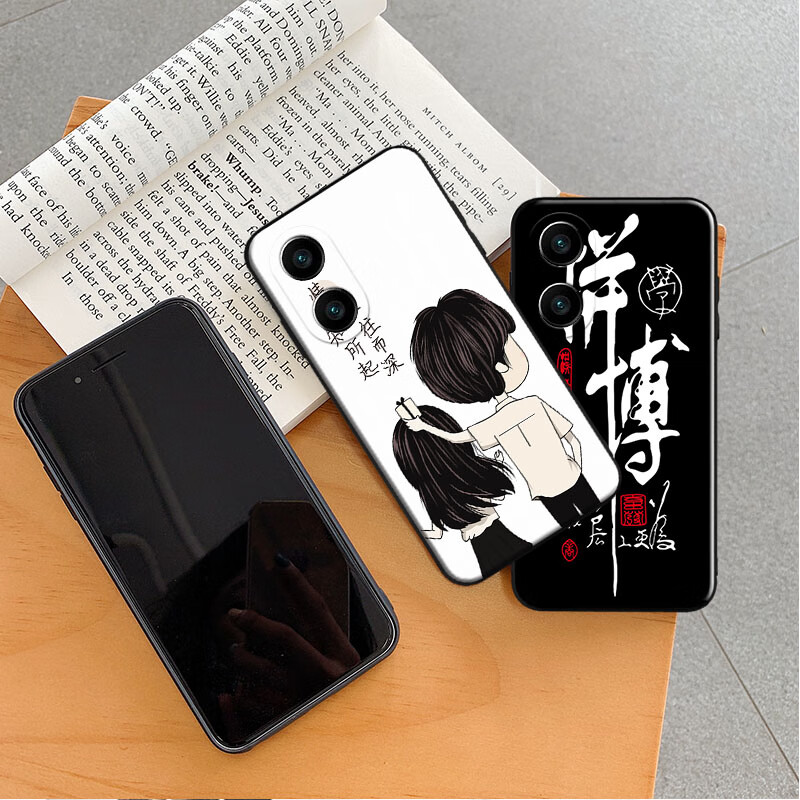 梦逸轩适用荣耀畅玩40手机壳畅玩40s软套WDY-AN00硅胶畅玩4Os全包四十防摔磨砂男女保护套薄  一见如故(卡通彩壳)TF 选项A(配全屏贴膜1张)