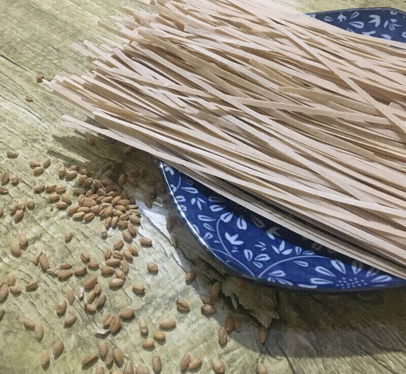 新食道全麦面条粗粮面条河南农家半手工日晒粗粮面条杂粮挂面 原汁