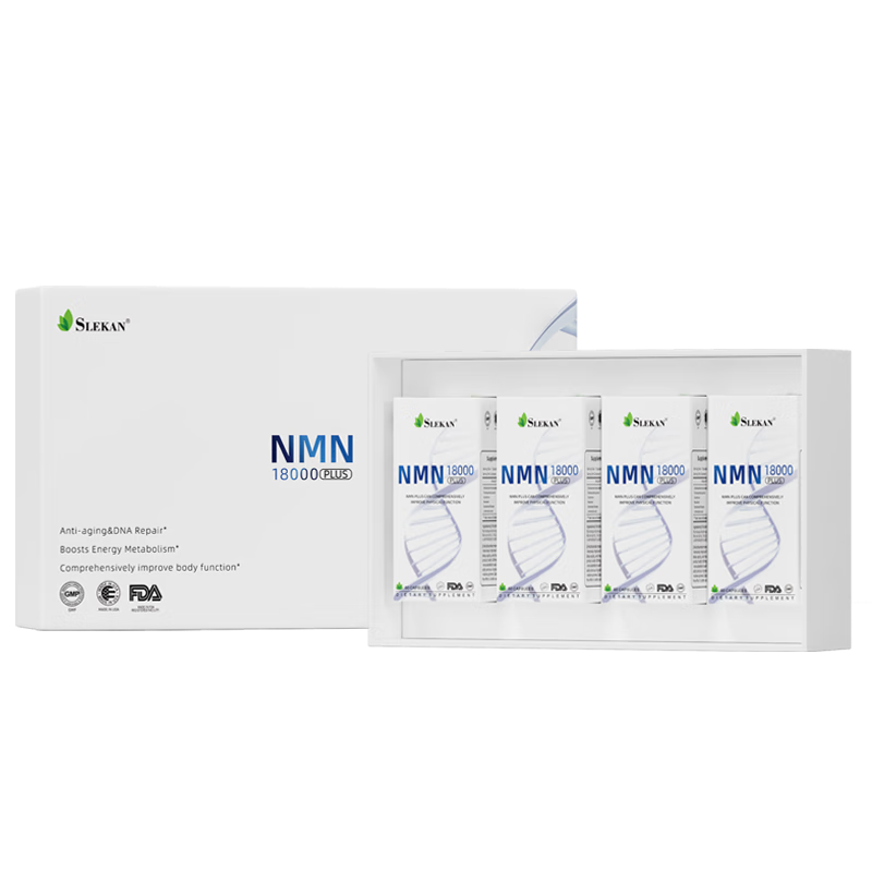 SLEKAN强乐康nmn 增强型原装进口NMN18000 β烟酰胺单核苷酸nad+补充剂纯度含量高 60粒/三盒/套