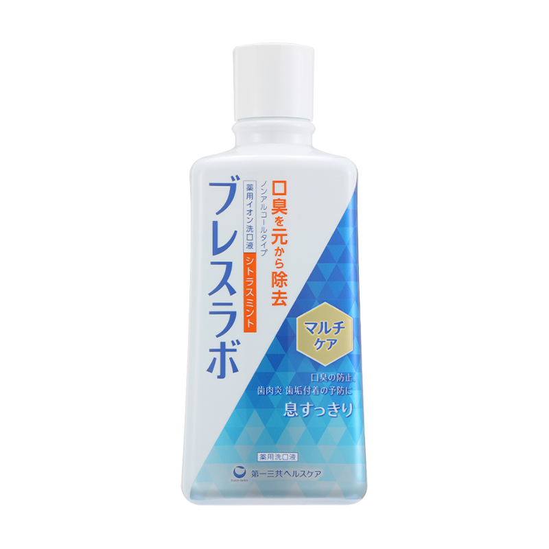 第一三共 CLEANDENTAL漱口水改善口臭(清新柑橘)450ML【日本进口】