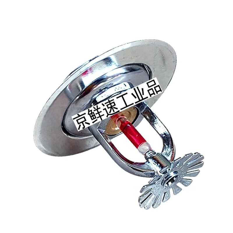 消防喷淋头保护罩 简易消防喷淋保护罩喷头下喷淋装饰盖子双层ddm 深