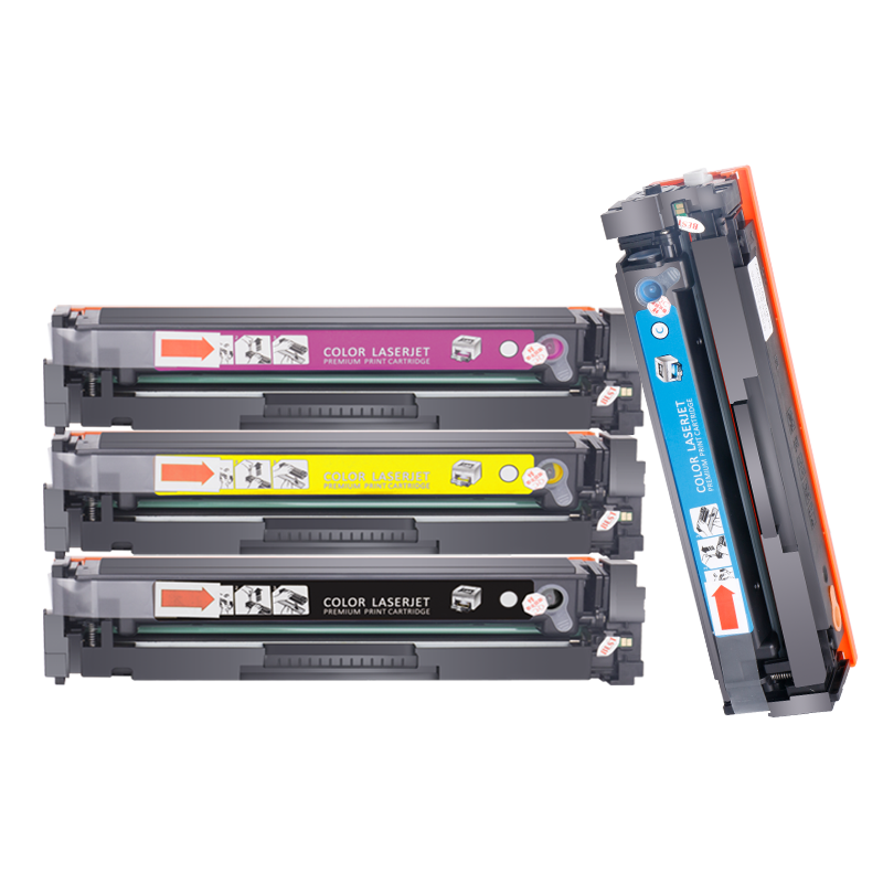 艾印适用惠普M281fdw硒鼓Color LaserJet Pro MFP M280nw打印机墨盒碳粉 【10700页】大容量202X四色（含芯片） 国内版M281fdw M280nw彩色激光一体机