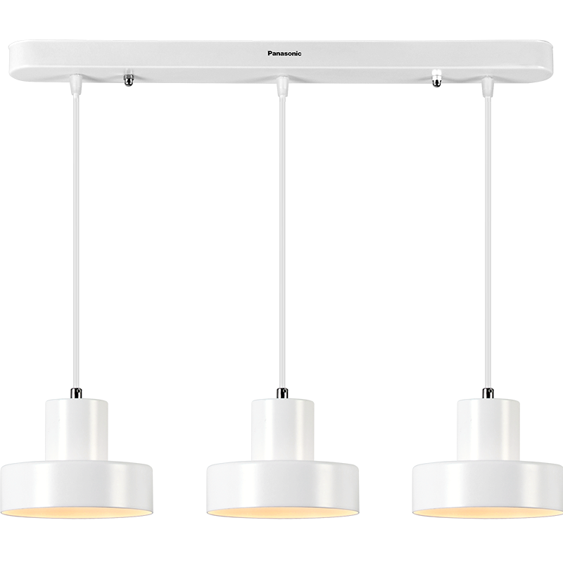 松下（Panasonic）吊灯led三头吊灯餐厅灯创意个性吧台灯简约现代导光板餐吊灯 HHLW2507 21瓦 399元