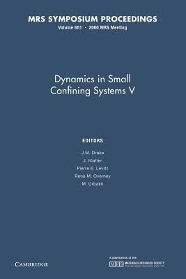 预订 dynamics in small confining systems v: volume 6