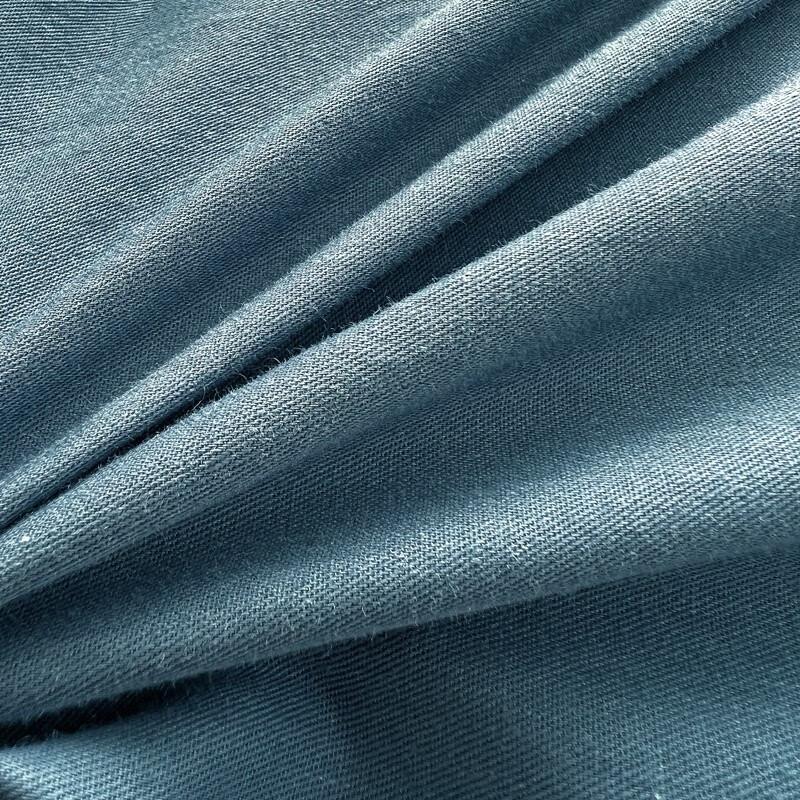 恒源祥 被套 纯棉被套单件全棉舒适简约北欧风纯色被罩单双人被套 宝蓝＋月白兰 150*200cm