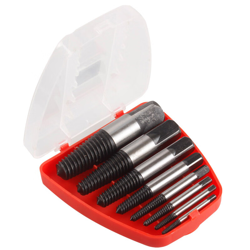 断头螺丝取出器 水龙头三角阀断丝取出器 反牙工具 7号钻头4分管专用