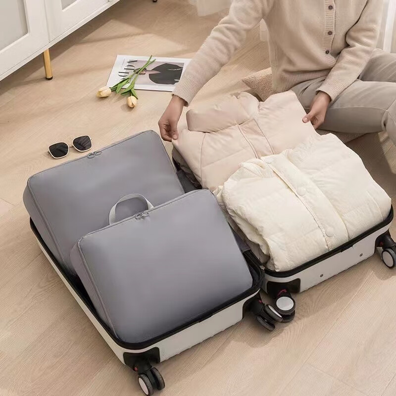 【拍一发五】羽绒服可压缩收纳袋便携式出差旅行衣物行理收纳袋 古典