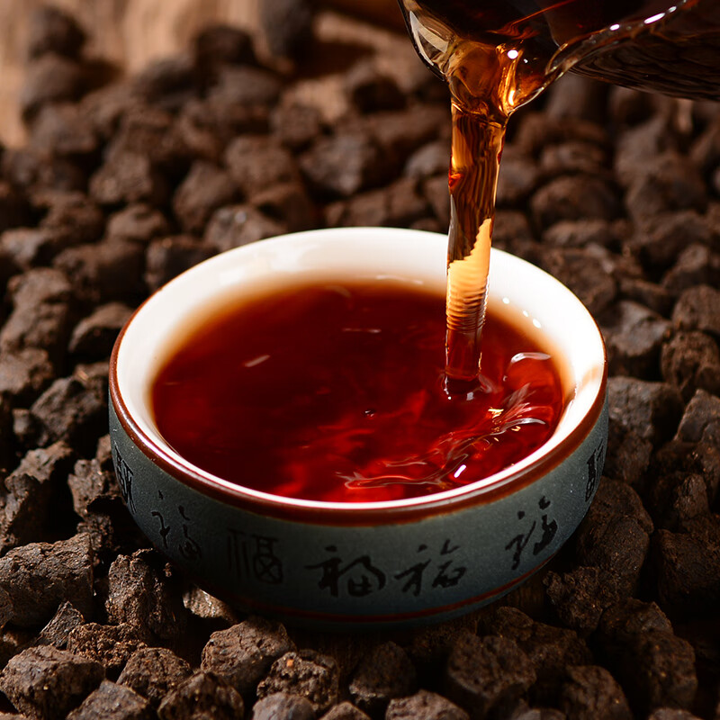 2斤糯米香碎银子老茶头散茶云南普洱茶茶化石熟茶红茶