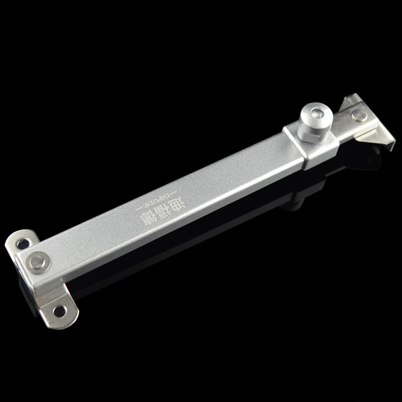 迪福德 塑钢窗风撑挡风杆铝合金防风撑杆平开防火门窗限位器铰链撑杆 【六档 平脚款】风撑 1支的价格