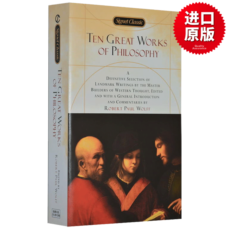 十部优秀哲学名著 Ten Great Works of Philosophy 英文原版文学名著 柏拉图 英文版进口哲学书籍