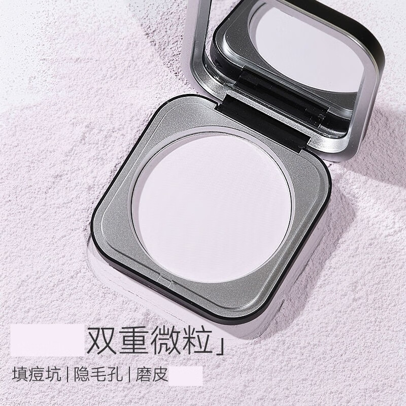 NOVO粉饼定妆控油遮瑕不卡粉干湿两用油皮防水自然易上手显气色粉饼 03#自然肤