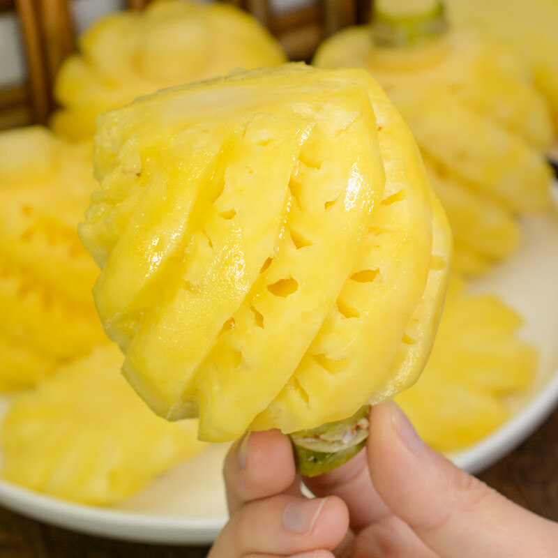 【顺丰空运】泰国进口小菠萝 新鲜当季水果普吉岛去皮削皮迷你凤梨 当