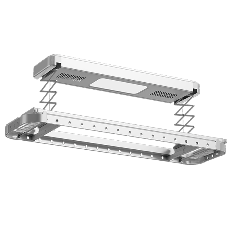 云米纤薄电动晾衣架sunny2s 暖风烘干自然风干 【智能声控+APP智控+2小时快速干透】铝合金机身 免费安装