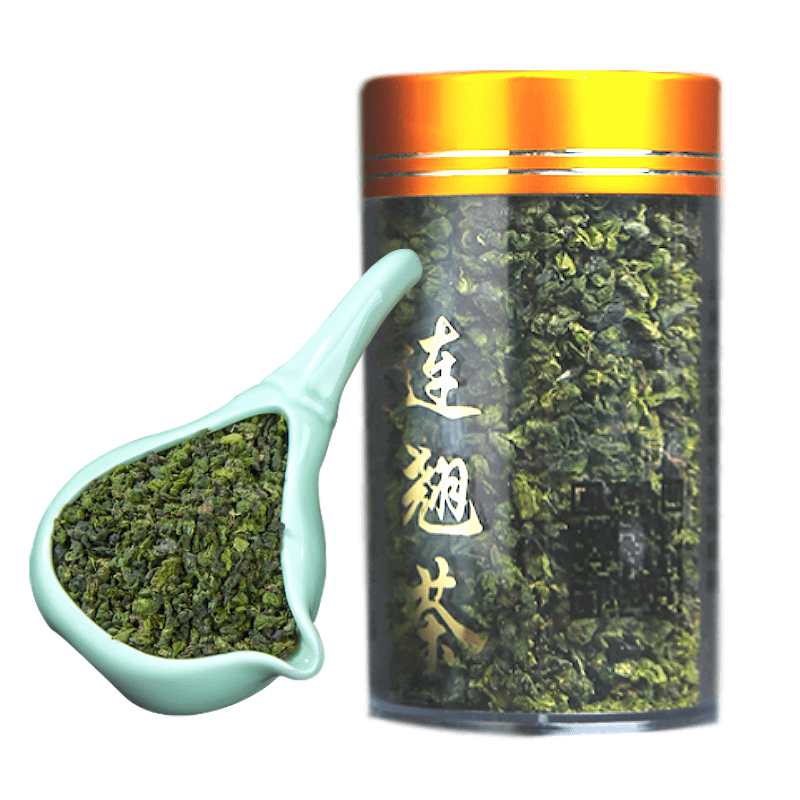 何王子 山西特产正宗盘秀山连翘叶茶 新茶绿茶清香养生连翘茶罐装100
