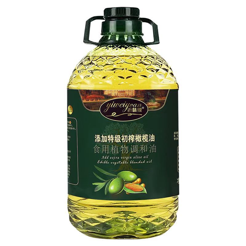 呈酷家家乐橄榄油初榨食用压榨调和油家用小瓶5斤植物油 5升 大桶约10