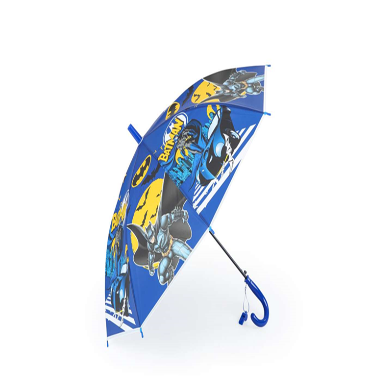 卡通儿童雨伞POE伞 创意卡通动漫个性晴雨伞 蝙蝠侠卡通雨伞