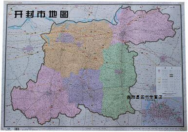 开封市地图,,中国地图出版社
