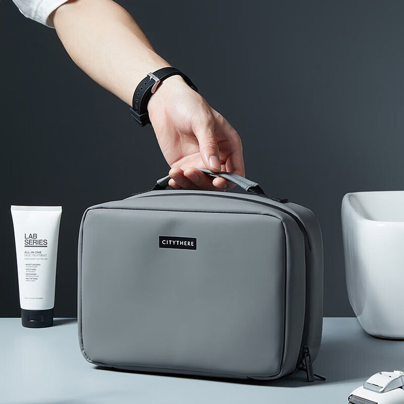 澳颜莱 洗漱包男士防水干湿分离便携收纳包旅行洗漱包出差 方风琴