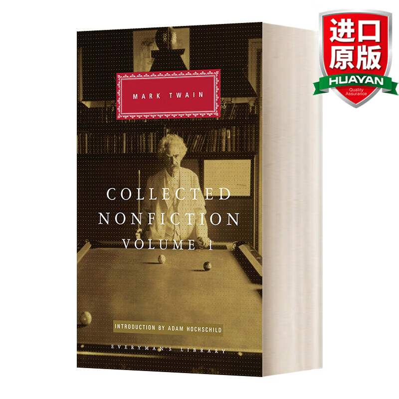 Collected Nonfiction Vol.1 英文原版 马克·吐温非小说类文集 卷一 Everyman精装版 英文版 进口英语原版书籍