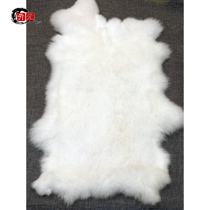 家兔皮原料 兔毛diy 饰品护膝座垫兔毛内胆布料b定制 本白(冬毛)一张