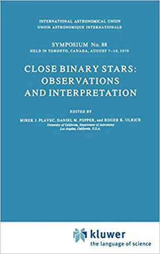 预订 close binary stars: observations and interpretation
