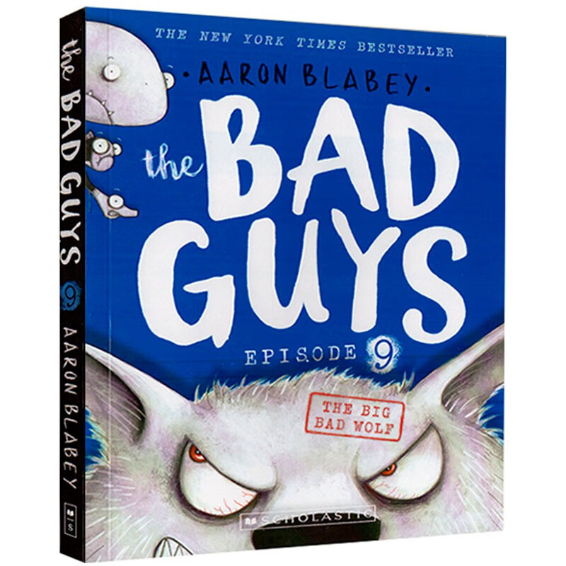 英文原版 The Bad Guys Episode 9: The Big Bad Wolf我是大坏蛋 儿童漫画章节书小说 课外阅读 .