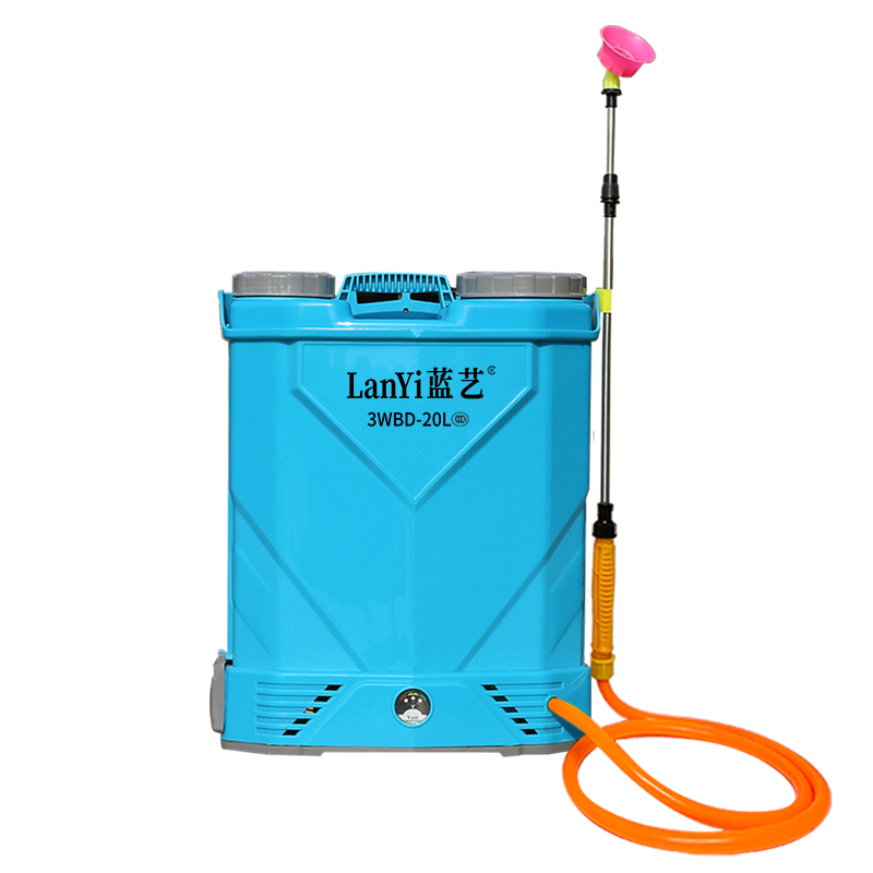 藍(lán)藝大牌電動(dòng)打藥機(jī)高壓噴霧壺農(nóng)藥機(jī)藥水機(jī)充電噴霧器背負(fù)式噴農(nóng)藥壺 ZS藍(lán)8 安鋰電高壓泵16升手柄調(diào)速