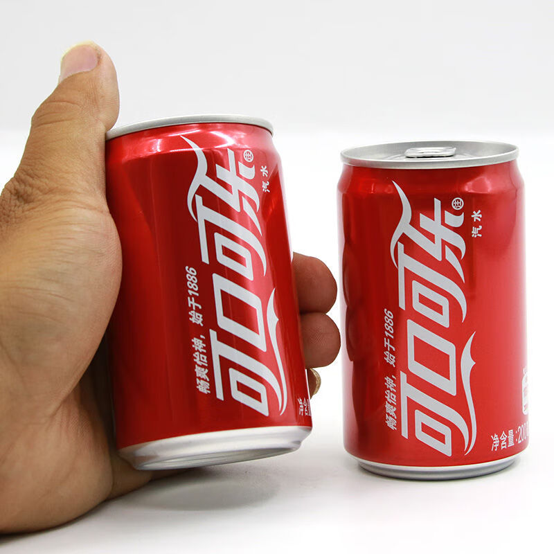 迷你可口可乐雪碧200ml*12罐碳酸饮料易拉罐汽水超小瓶装柠檬味 芬达