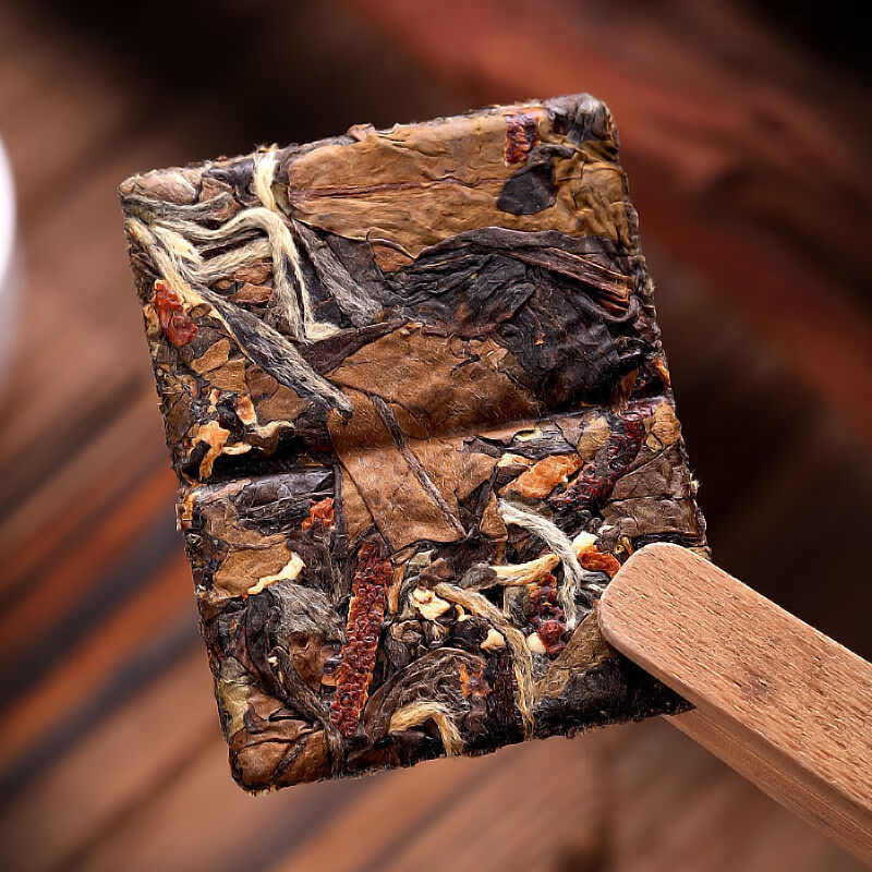 新会老陈皮白茶福鼎福建老白茶寿眉陈年紧压茶饼茶包小方片茶叶礼