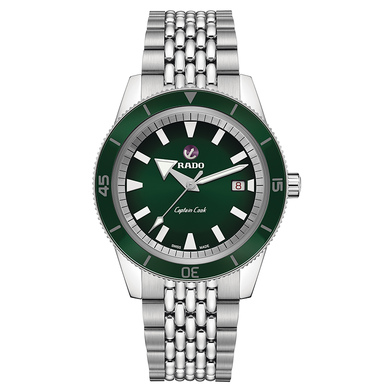 雷达（RADO）瑞士手表库克船长男士机械表情侣款复刻经典情人节礼物