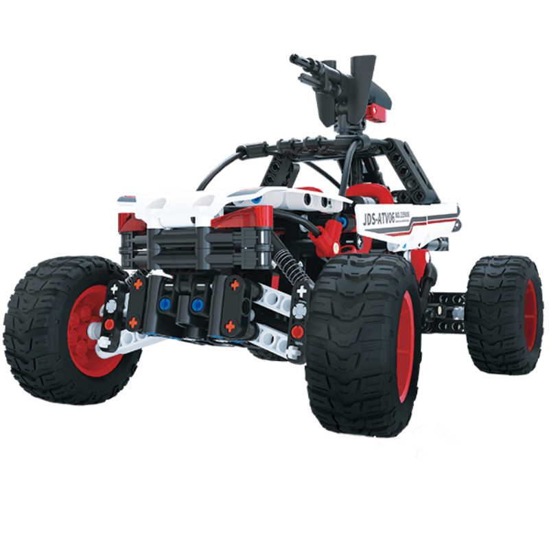 onebot木星黎明剑齿虎武装车拼装积木14硬核科幻积木玩具男孩生日礼物