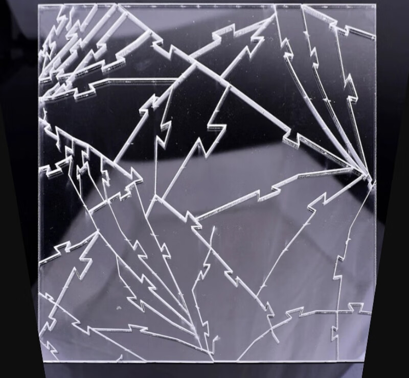 矢向碎玻璃拼图 1000片透明亚克力高难度烧脑地狱十puzzle智不规则 41