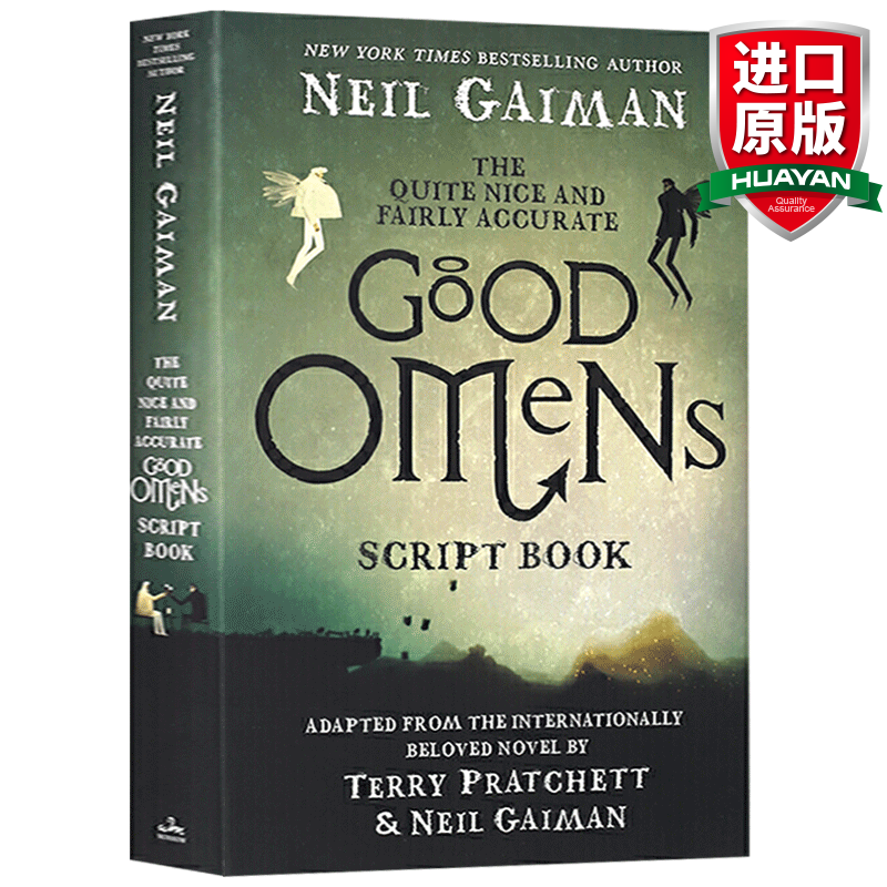 英文原版 好兆头 Good Omens Script Book 尼尔盖曼 电视剧剧本 全英文版