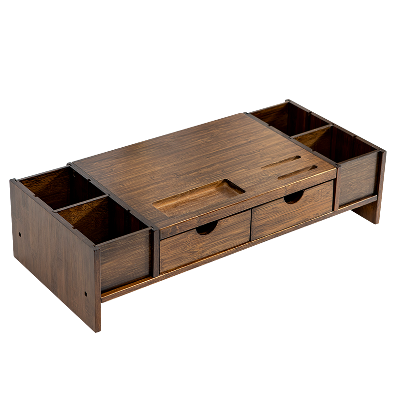 竹中煌电脑增高架台式显示器增高架办公桌电脑架子增高底座桌面收纳护颈 原色帝王蟹小号增高架