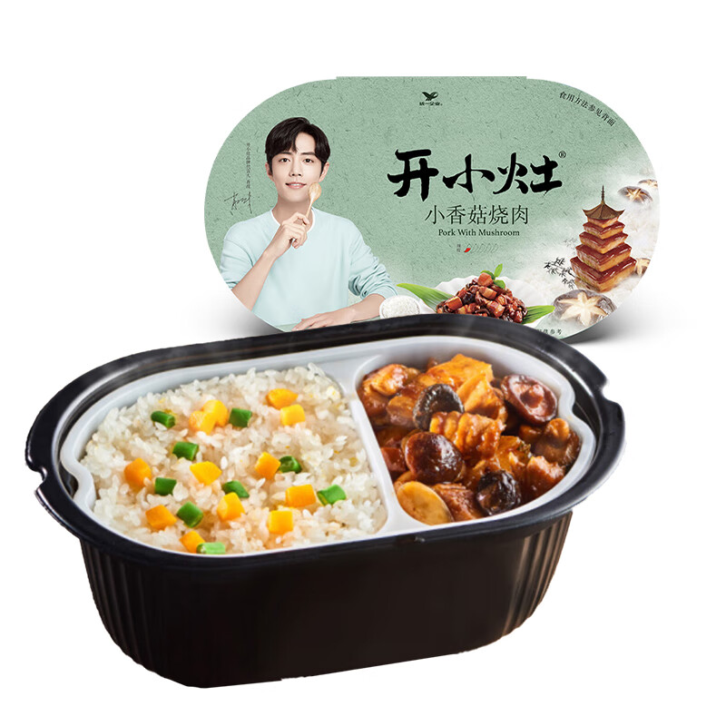 开小灶自热米饭 小香菇烧肉口味 236g户外速食(新老包装随机发货) 自