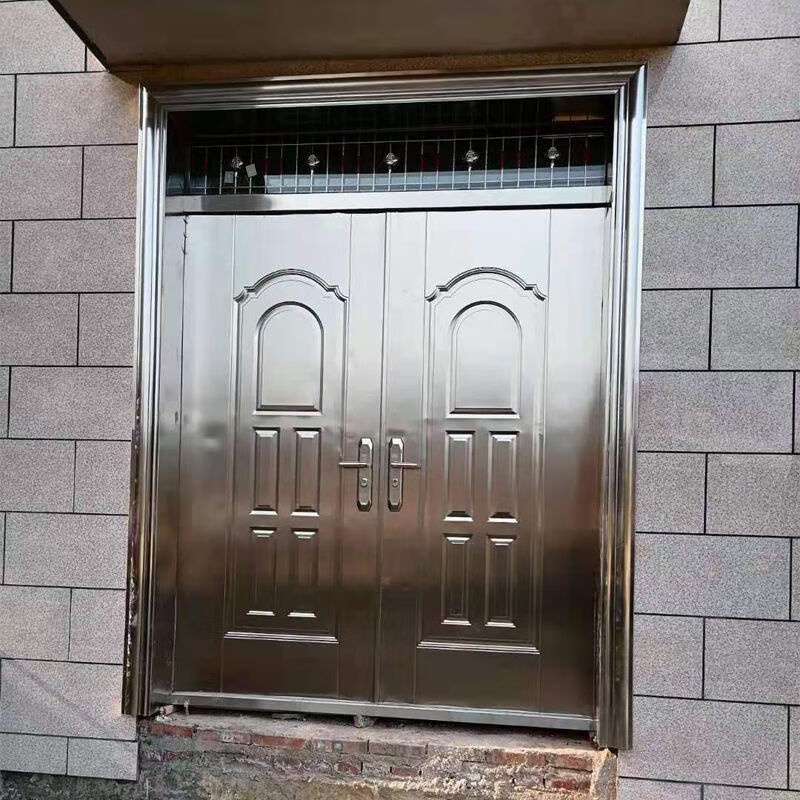 施韵令门入户门不锈钢304的大门双开门乡村家用农村进户门别墅 常规不