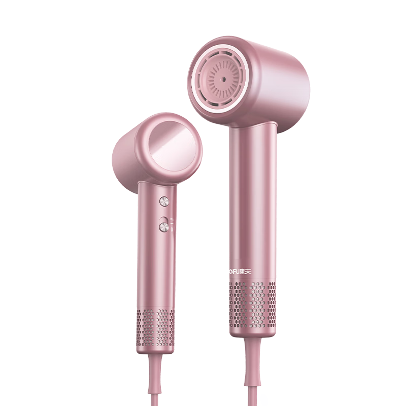 康夫(CONFU)11萬(wàn)轉高速電吹風(fēng)機家用大風(fēng)力負離子護發(fā)送女友生日情人禮物吹風(fēng)筒F8粉