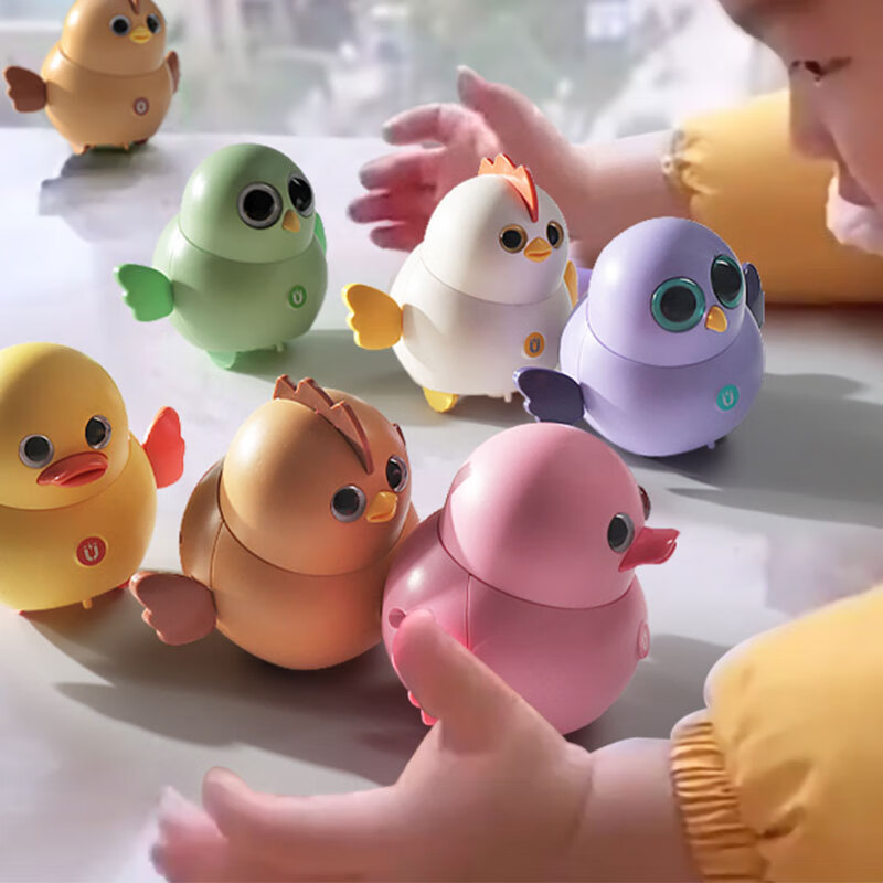 创京懿选电动摇摆小鸡鸭子宝宝婴儿女孩幼儿男孩玩具抖音网红一1p2