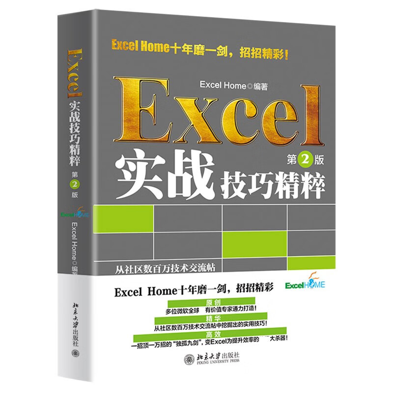 Excel 实战技巧精粹 Excel Home 第2版 新书