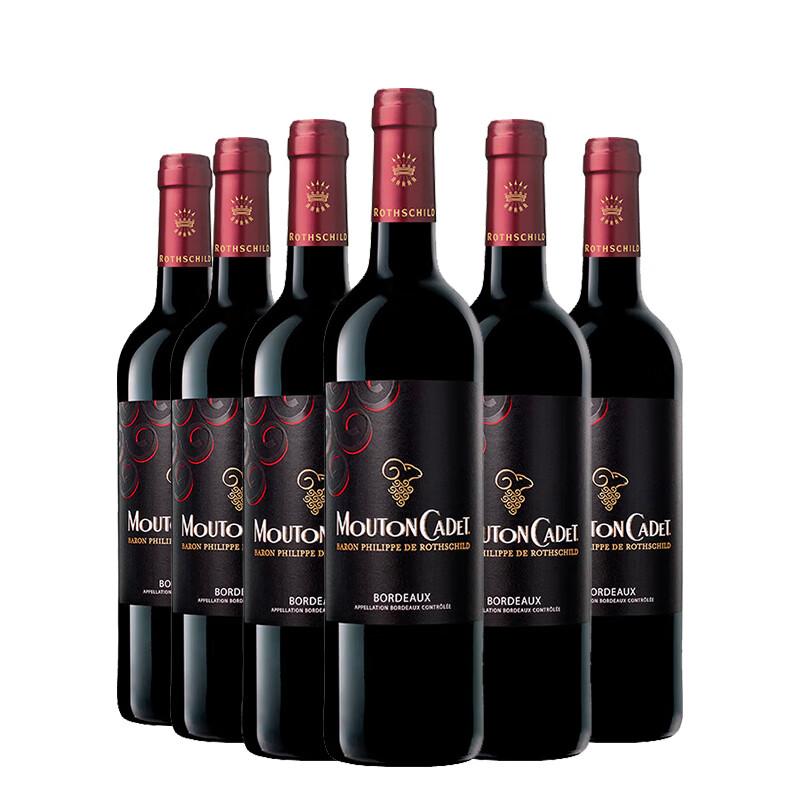 木桐嘉棣(mouton cadet)法国 波尔多 红葡萄酒 750ml 整箱主图