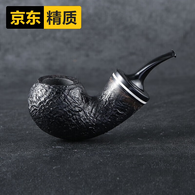 爵倾日本工艺轻奢小众大气室空腔系列烟斗意大利石楠木手工 微瑕喷砂