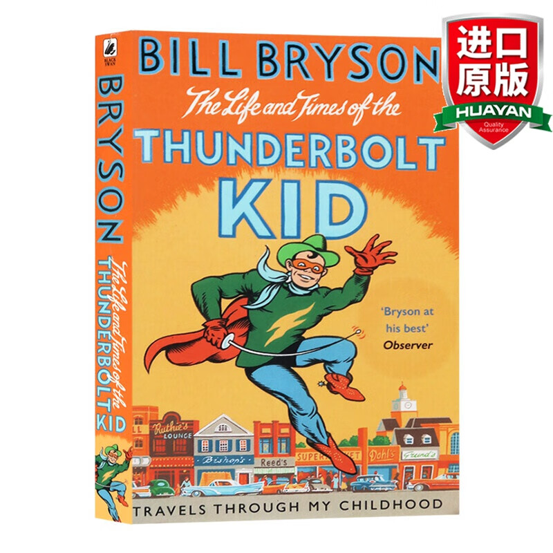 The Life And Times Of The Thunderbolt Kid Bill Bryson 英文原版 霹雳小子的一生和时代 作品 英文版 进口英语书籍￥