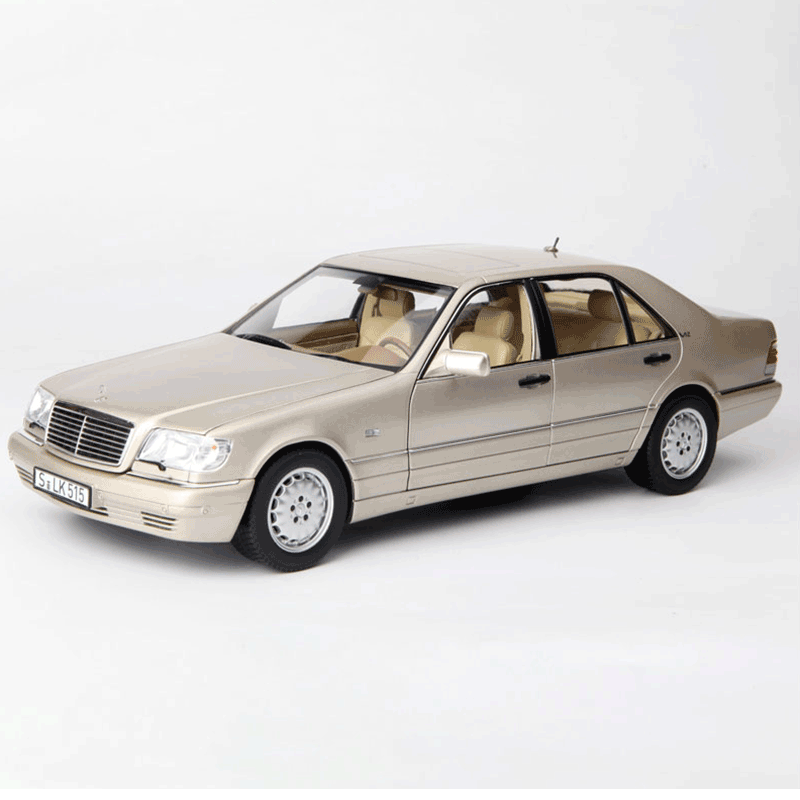 norev诺威尔norev 1:18 奔驰s600 w140 虎头奔 1997 合金全开汽车模型