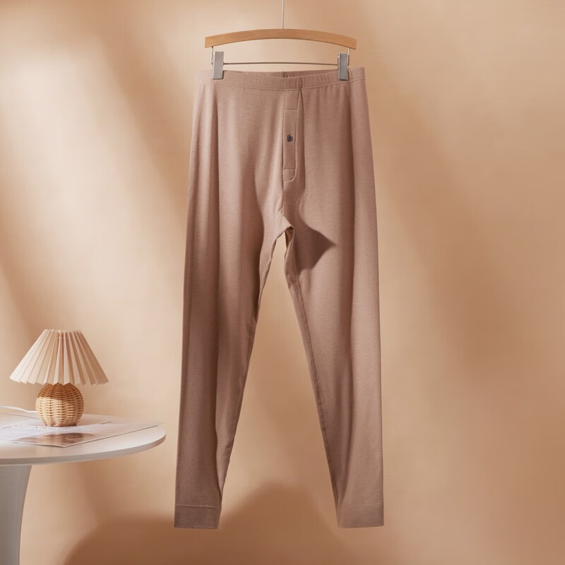 豪门(proman)男士腈纶膨体保暖裤单件长裤内穿宽松磨毛中厚冬季新品